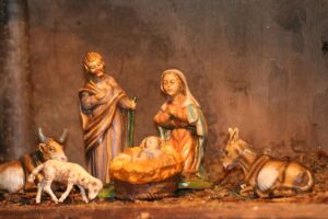 Jesus in the manger