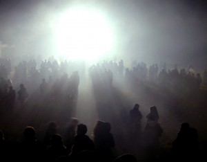 into the light