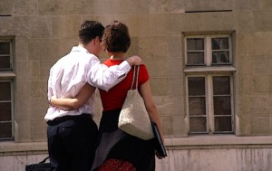 couple embracing