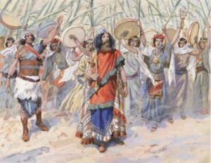 King David celebrated