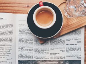 news and coffee