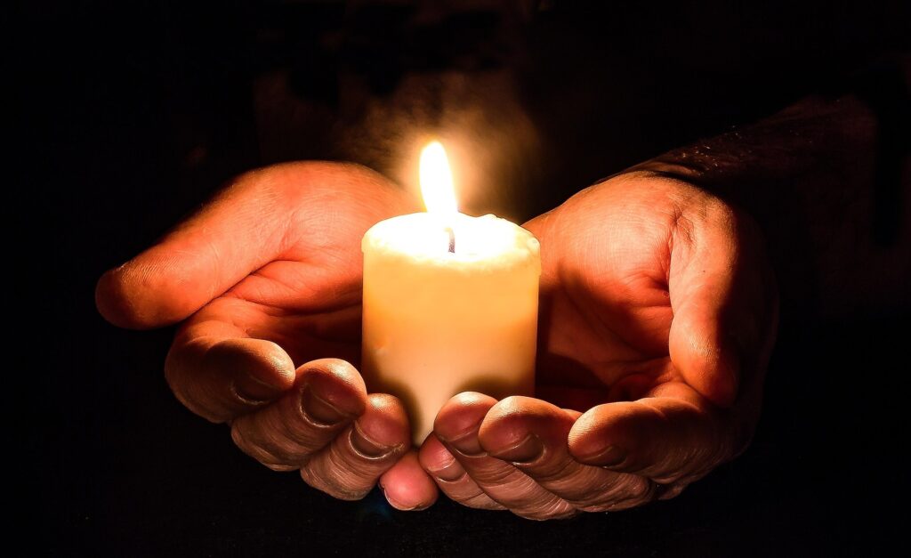 flame candle