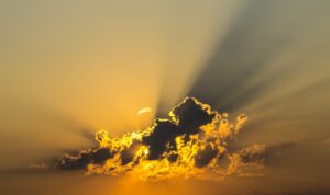 Sunrise clouds