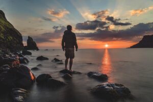 Man at Sunrise