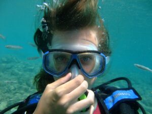 diving