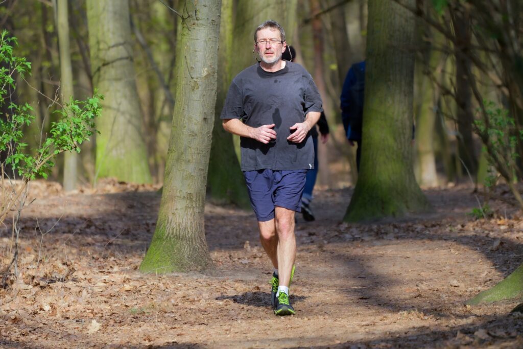 middle aged runner