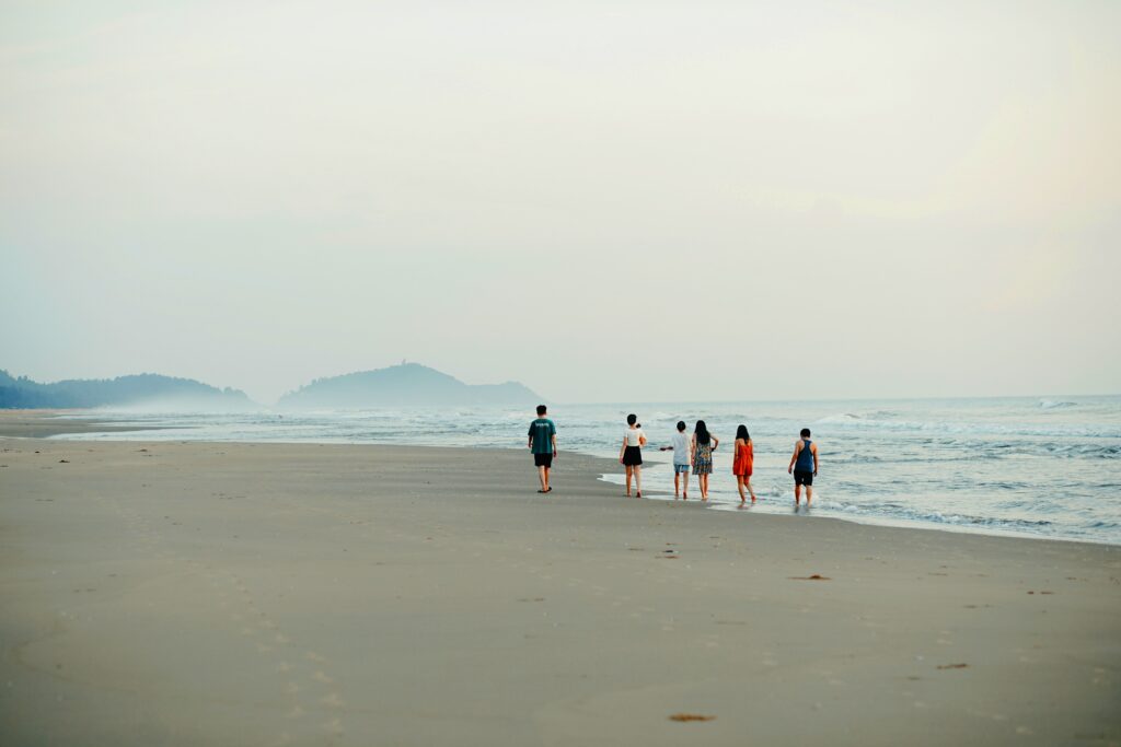 people on beach