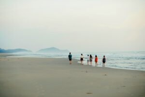 people on beach